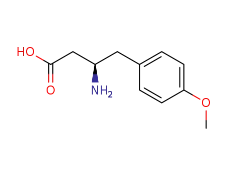 Molecular Structure of 878011-67-7 ((S)-3-AMINO-4-(4-METHOXYPHENYL)BUTANOIC ACID)