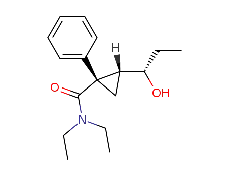 (1S,2R)-2-((S)-1-Hydroxy-propyl)-1-phenyl-cyclopropanecarboxylic acid diethylamide