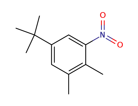 Molecular Structure of 54108-84-8 (5-tert-butyl-2,3-dimethyl-1-nitrobenzene)