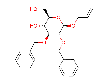 Molecular Structure of 84218-68-8 (ALLYL-2,3-DI-O-BENZYL-BETA-D-GLUCOPYRANOSIDE)
