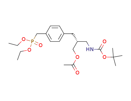 (2R)-3-[(tert-butoxycarbonyl)amino]-2-{4-[(diethoxyphosphoryl)methyl]benzyl}propyl acetate