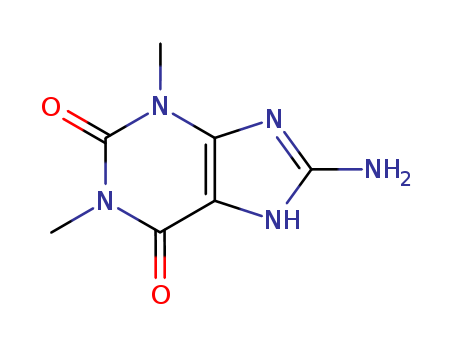 1H-Purine-2,6-dione, 8-amino-3,7-dihydro-1,3-dimethyl- cas  19410-53-8