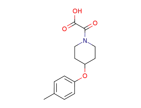 1-Piperidineacetic acid, 4-(4-methylphenoxy)-a-oxo-