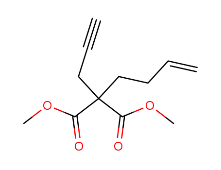 Molecular Structure of 108561-17-7 (Propanedioic acid, 3-butenyl-2-propynyl-, dimethyl ester)
