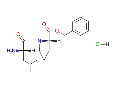 L-Proline, 1-L-leucyl-, phenylmethyl ester, monohydrochloride