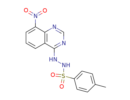 4-methyl-N'-(8-nitroquinazolin-4-yl)benzene-1-sulfonohydrazide