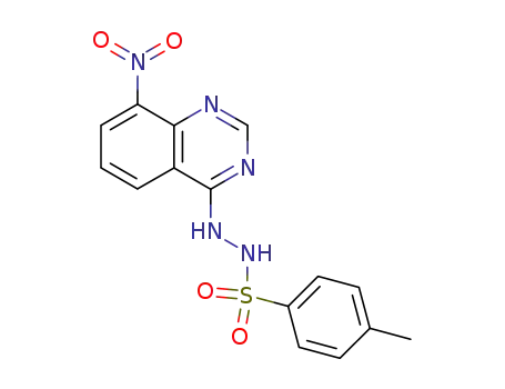 Benzenesulfonicacid, 4-methyl-, 2-(8-nitro-4-quinazolinyl)hydrazide