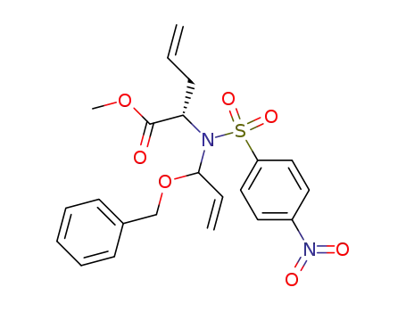 methyl 2-[(1-benzyloxyallyl)-(4-nitrobenzenesulfonyl)amino]-(S)-pent-4-enoate