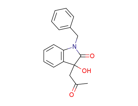 1-benzyl-3-hydroxy-3-(2'-oxopropyl)indolin-2-one