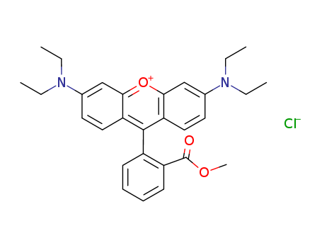 Xanthylium,3,6-bis(diethylamino)-9-[2-(methoxycarbonyl)phenyl]-, chloride (1:1)