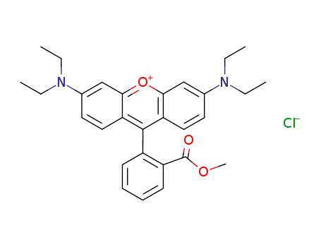 Xanthylium, 3,6-bis(diethylamino)-9-(2-(methoxycarbonyl)phenyl)-, chloride