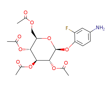 4-amino-2-fluorophenyl 2,3,4,6-tetra-O-acetyl-β-D-glucopyranoside