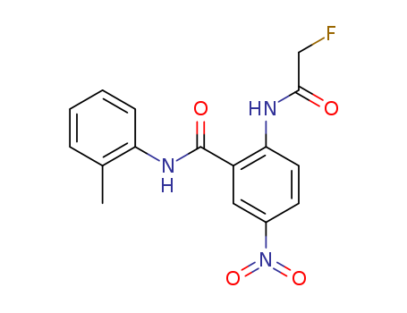 2-[(fluoroacetyl)amino]-N-(2-methylphenyl)-5-nitrobenzamide