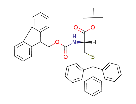N-[(9-fluorenyl)methoxycarbonyl]-S-(triphenylmethyl)-L-cysteine tert-butyl ester