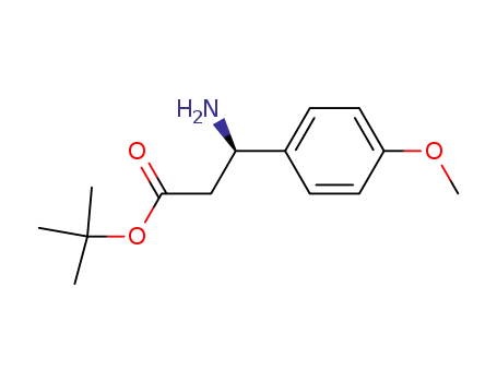 tert-butyl (3R)-3-amino-3-(4-methoxyphenyl)propanoate