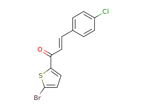 (2E)-1-(5-bromothiophen-2-yl)-3-(4-chlorophenyl) prop-2-en-1-one