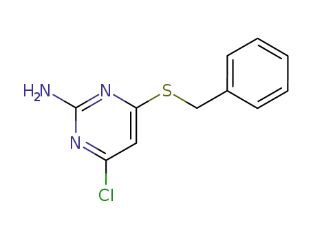 4-(BENZYLSULFANYL)-6-CHLORO-2-PYRIMIDINAMINE