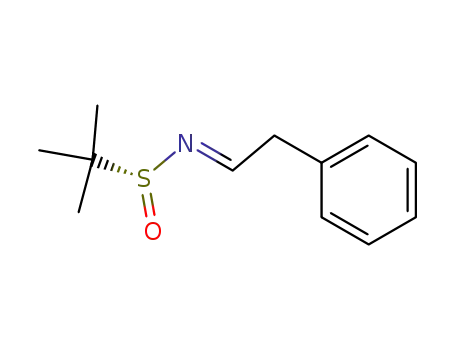 Molecular Structure of 221375-48-0 ((N(E),R)-2-methyl-N-(2-phenylethylidene)-2-propanesulfinamide)