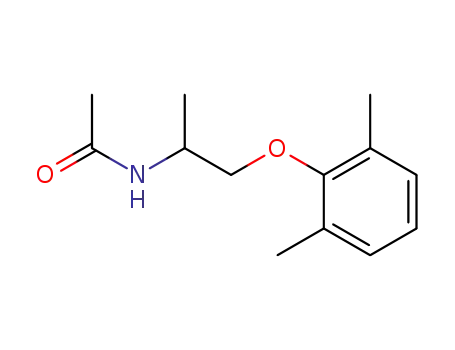 Molecular Structure of 91452-27-6 (N-[2-(2,6-DiMethylphenoxy)-1-Methylethyl]acetaMide)