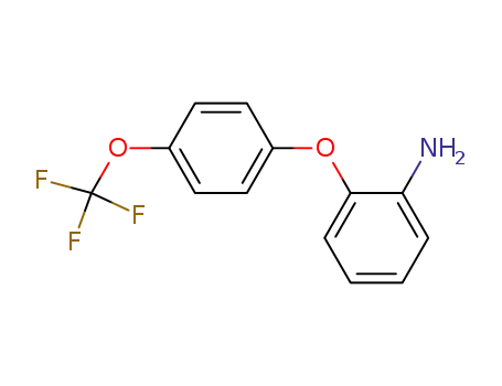 Molecular Structure of 150361-01-6 (Benzenamine, 2-[4-(trifluoromethoxy)phenoxy]-)