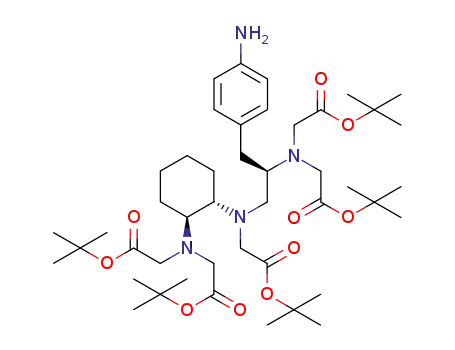 N-[(R)-2-amino-3-(p-aminophenyl)propyl]-trans-(S,S)-cyclohexane-1,2-diamine-N,N,N',N'',N''-penta-tert-butyl acetate