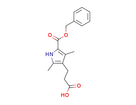 4-(2-carboxyethyl)-3,5-dimethyl-1H-pyrrole-2-carboxylic acid benzyl ester