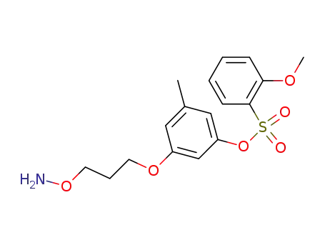 3-[3-(2-methoxyphenylsulfonyloxy)-5-methylphenoxy]propoxyamine