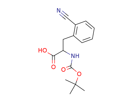 D-Phenylalanine,2-cyano-N-[(1,1-dimethylethoxy)carbonyl]-