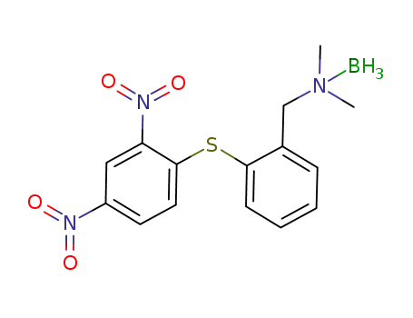 N,N-dimethyl-2-(2,4-dinitrophenylthio)benzylamine.BH<sub>3</sub>