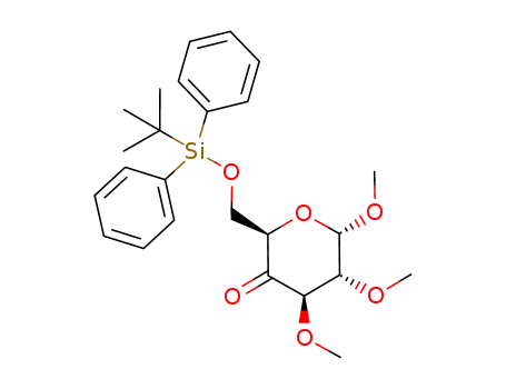 methyl 6-O-[tert-butyl(diphenyl)silyl]-2,3-di-O-methyl-α-D-xylo-hexopyranosid-4-ulose