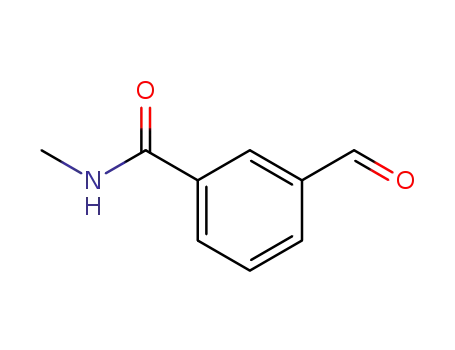 Molecular Structure of 183739-65-3 (Benzamide, 3-formyl-N-methyl- (9CI))