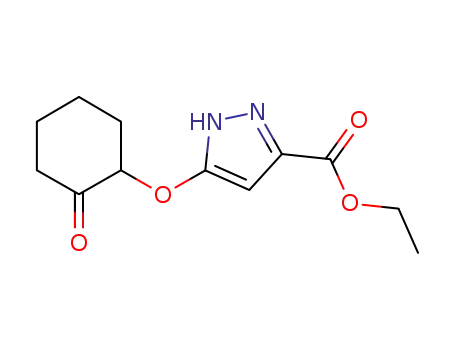1H-Pyrazole-3-carboxylic acid, 5-[(2-oxocyclohexyl)oxy]-, ethyl ester