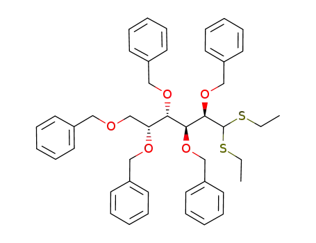 2,3,4,5,6-penta-O-benzyl diethyl dithioacetal D-galactose