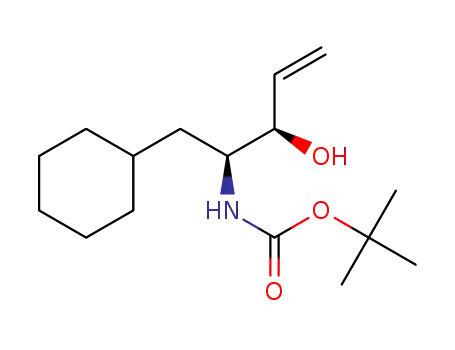 4(S)-t-Butyloxycarbonylamino-5-cyclohexyl-3(R,S)-hydroxyl-1-pentene