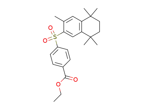 Benzoic acid,
4-[(5,6,7,8-tetrahydro-3,5,5,8,8-pentamethyl-2-naphthalenyl)sulfonyl]-,
ethyl ester