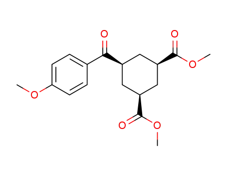 (1S*,3R*)-cis-5-(4-methoxybenzoyl)-1,3-bis(methoxycarbonyl)cyclohexane