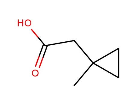 Molecular Structure of 71199-15-0 (2-(1-Methylcyclopropyl)acetic acid)