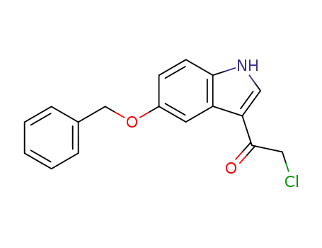 1-[5-(benzyloxy)-1H-indol-3-yl]-2-chloroethanone