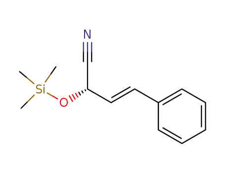 3-Butenenitrile, 4-phenyl-2-[(trimethylsilyl)oxy]-, (2S,3E)-