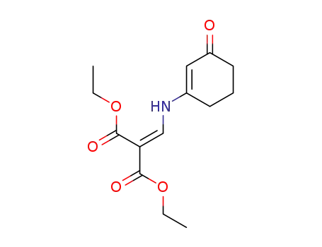 Molecular Structure of 72912-99-3 (2-[(3-oxocyclohex-1-enylamino)methylene]malonic acid diethyl ester)