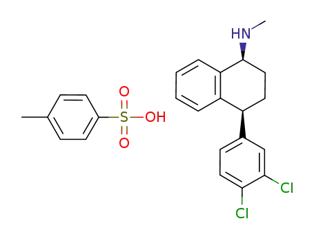 Molecular Structure of 630390-72-6 (sertraline p-tosylate)