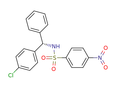 Benzenesulfonamide, N-[(S)-(4-chlorophenyl)phenylmethyl]-4-nitro-
