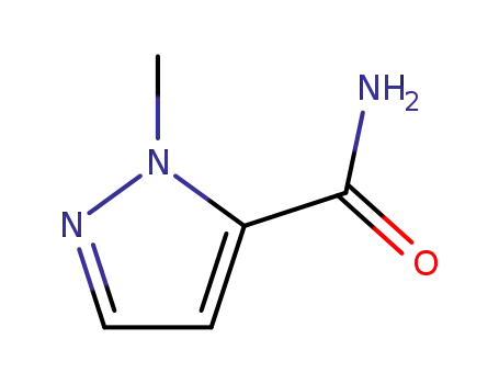 Molecular Structure of 98711-43-4 (1H-Pyrazole-5-carboxamide,1-methyl-(9CI))