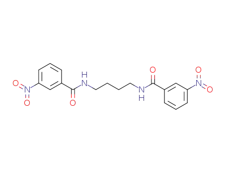 Molecular Structure of 324059-79-2 (Benzamide, N,N'-1,4-butanediylbis[3-nitro-)