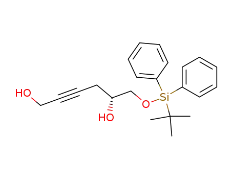(2R)-1-tert-butyldiphenylsilyloxy-hex-4-yne-2,6-diol