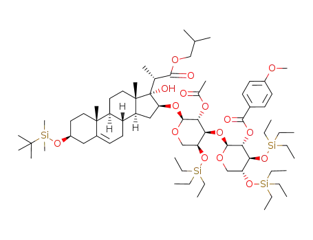 Molecular Structure of 790224-51-0 (C<sub>70</sub>H<sub>122</sub>O<sub>16</sub>Si<sub>4</sub>)