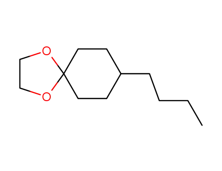 Molecular Structure of 126279-26-3 (1,4-Dioxaspiro[4.5]decane, 8-butyl-)