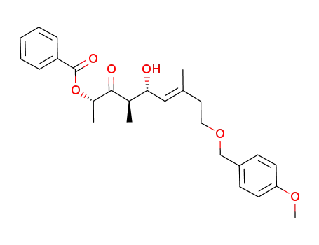 (2S,4R,5R,E)-5-hydroxy-9-(4-methoxybenzyloxy)-4,7-dimethyl-3-oxonon-6-en-2-yl benzoate