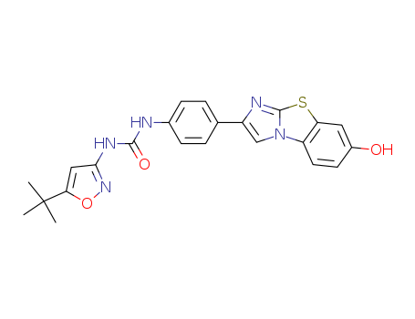 Urea,N-[5-(1,1-dimethylethyl)-3-isoxazolyl]-N'-[4-(7-hydroxyimidazo[2,1-b]benzothiazol-2-yl)phenyl]-