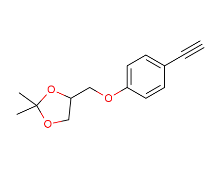 4-[(2,2-dimethyl-1,3-dioxolane-4-yl)methoxy]phenylacetylene